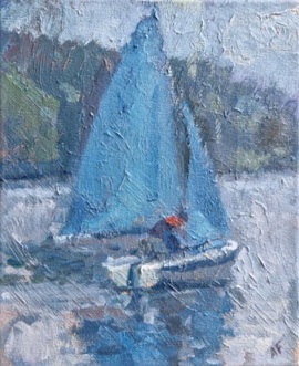 BLUE SAILBOAT