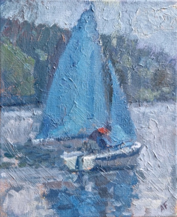 BLUE SAILBOAT