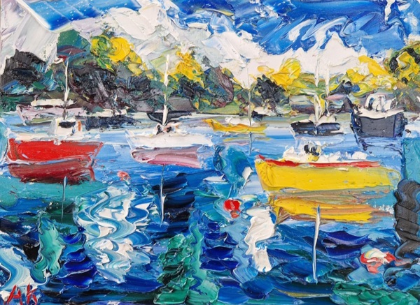 HIGH TIDE IN THE HARBOUR