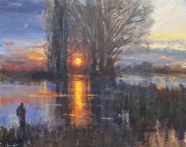 STANDING BY THE LAKE