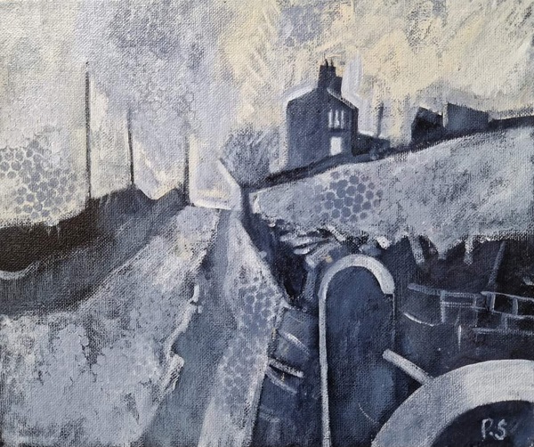 SNOW SCENE, SADDLEWORTH