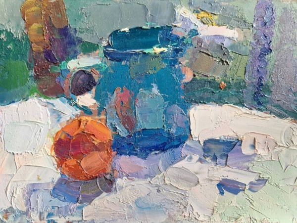 STILL LIFE WITH ORANGE