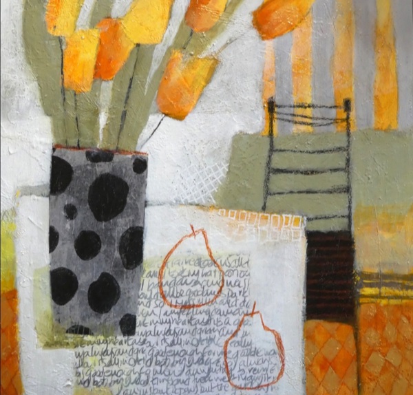YELLOW TULIPS AND PEARS