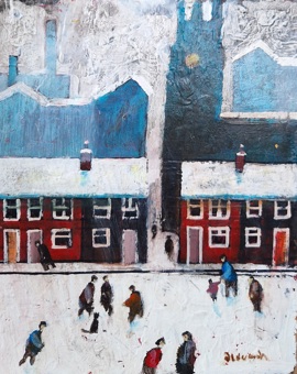 STRAY CAT IN THE SNOW